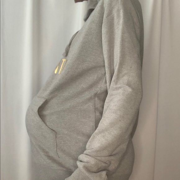 NWT Morherhood Maternity Christmas Hoodie - Picture 2 of 5